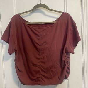 Vitality Relaxed Short Sleeve Top - Deep Pink